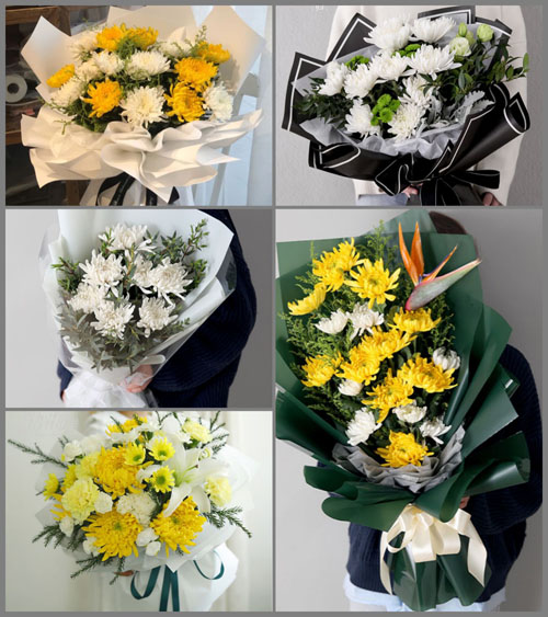 广东肇庆市封开县莲都镇深底村白事花束代送